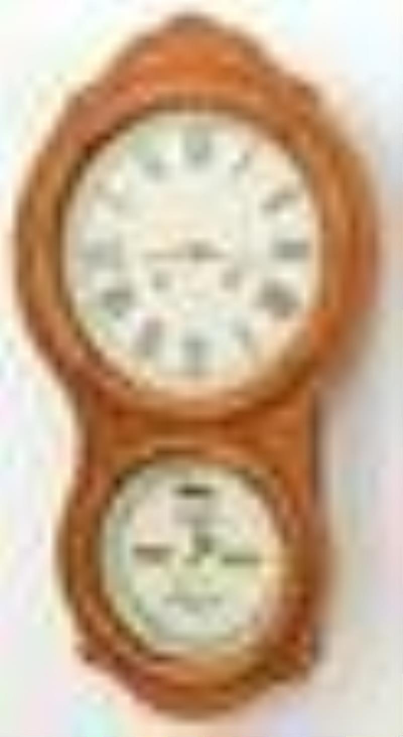 Ithaca No. 4 Office Calendar Wall Clock