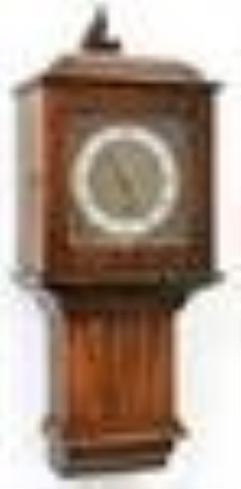 Buren Miniature Mahogany Wall Clock