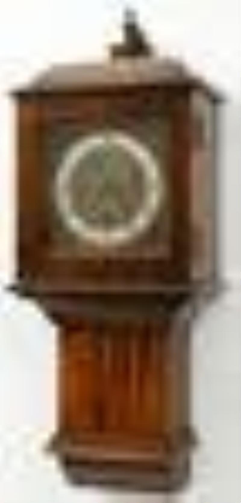 Buren Miniature Mahogany Wall Clock