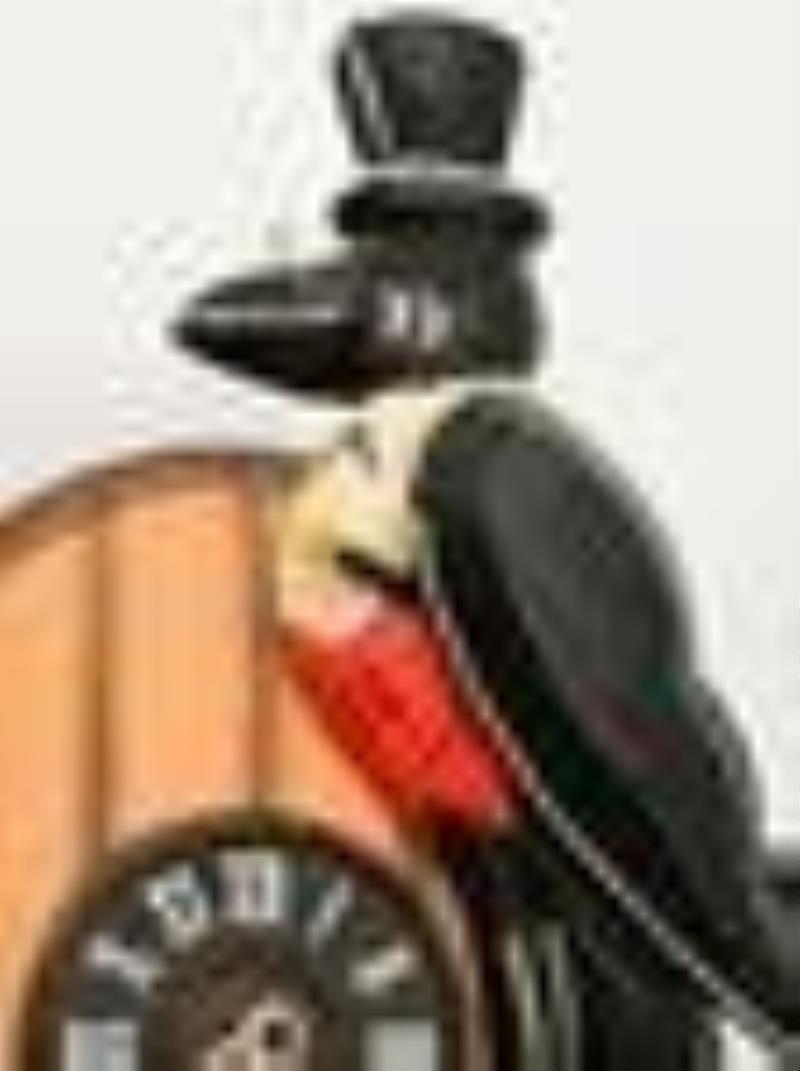 Old Crow Whiskey Advertising Cuckoo Clock