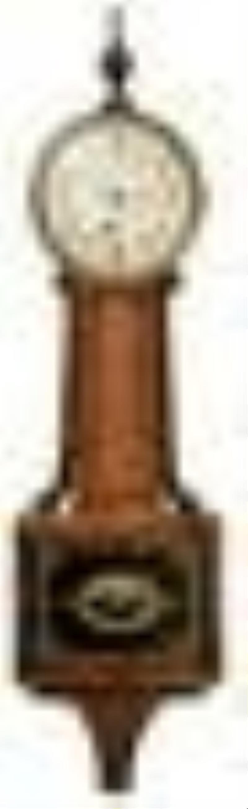 E. Ingraham Co. Mahogany Banjo Clock
