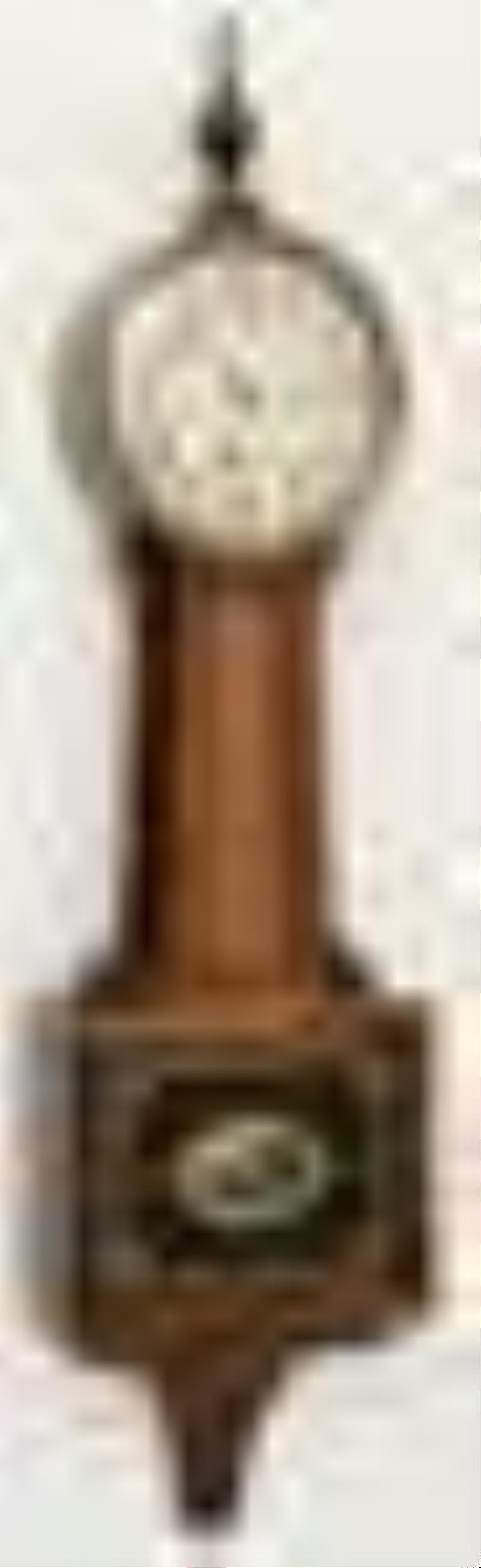 E. Ingraham Co. Mahogany Banjo Clock
