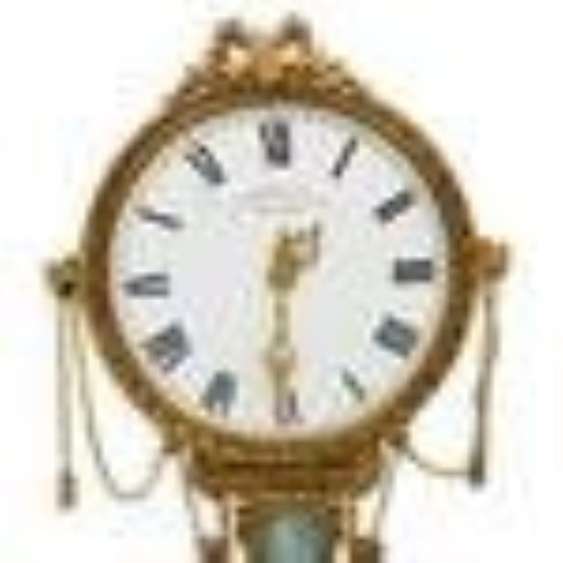 E.F Caldwell and Co. Bronze Desk Clock