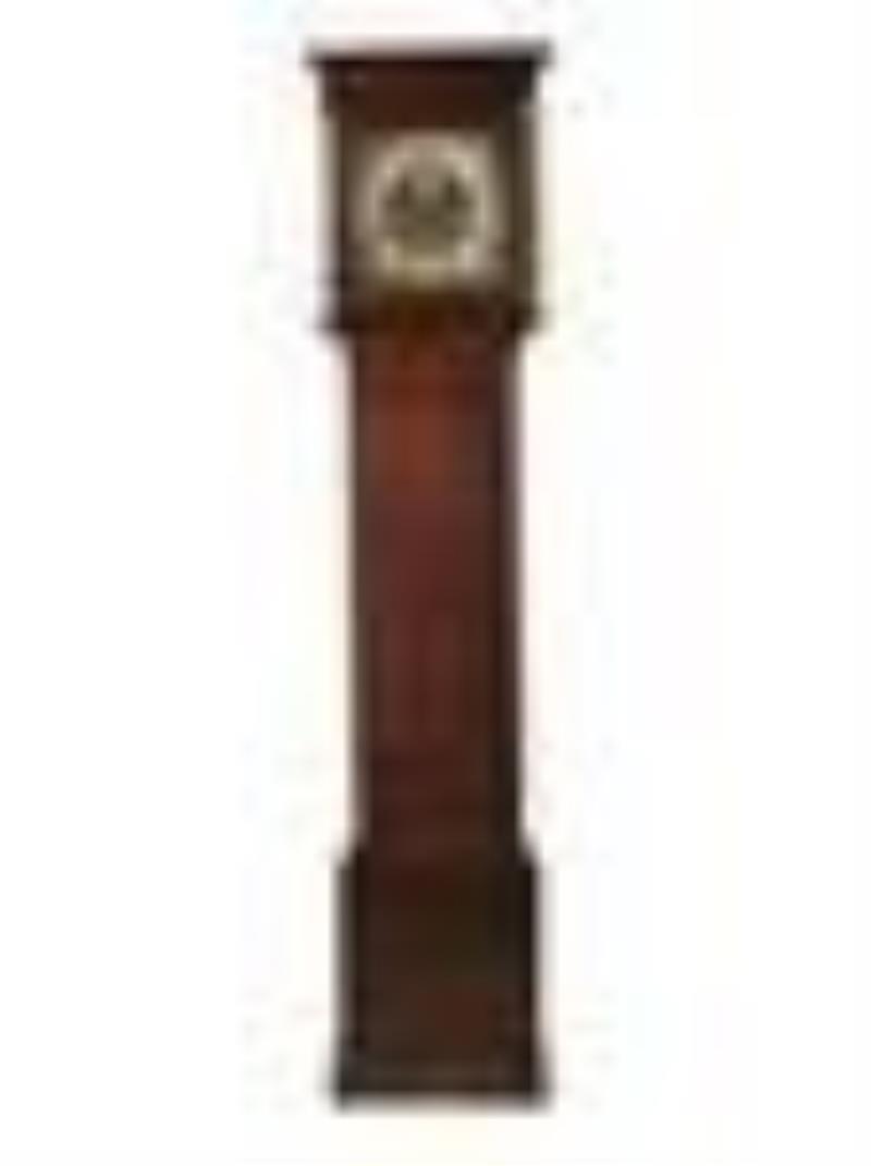 A George III Oak and Walnut Tall Case Clock