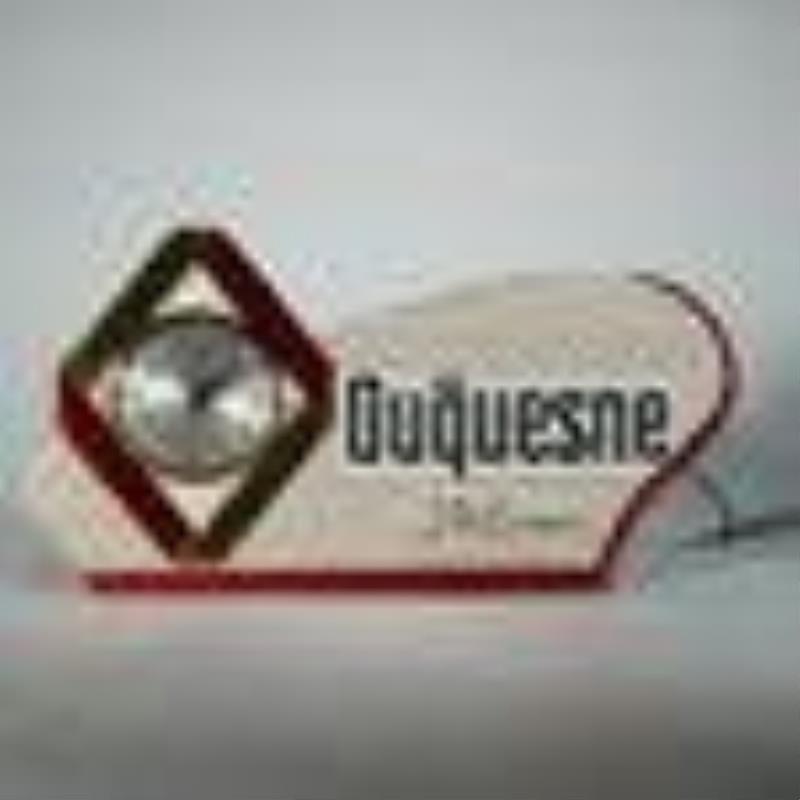 Duquesne Pilsener Advertising Embosograf Clock