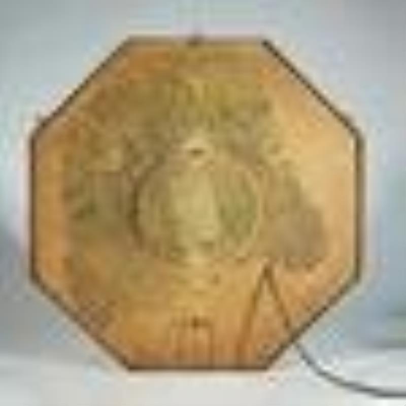 Mellow Brew Beer Gillco Illuminated Clock Octagon Sign