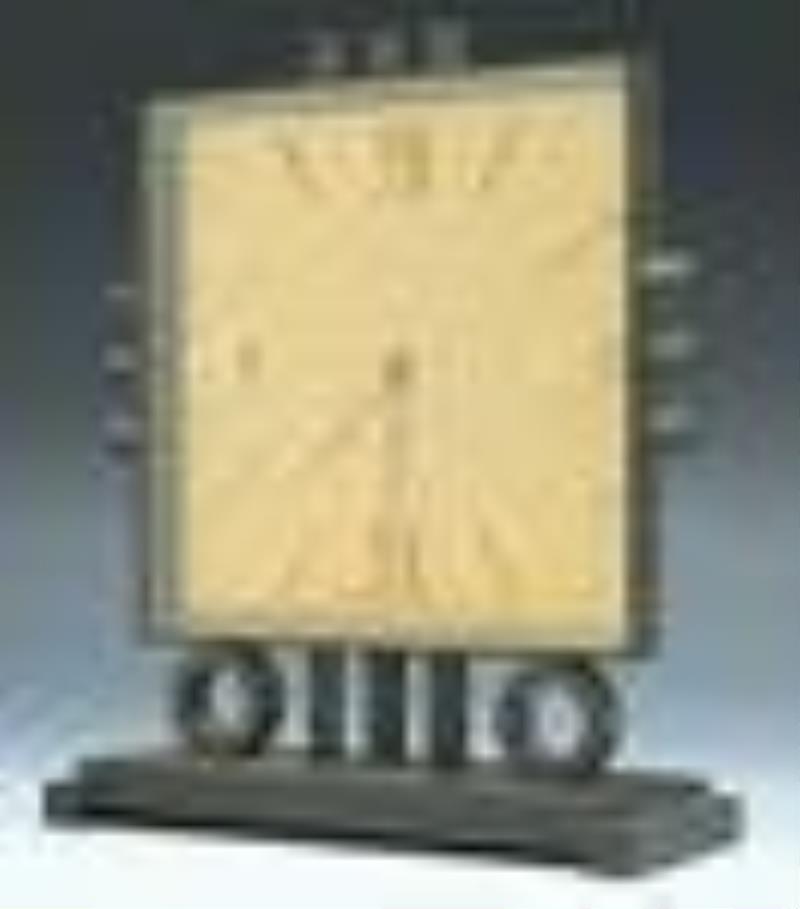 Bronze Tiffany & Co. Art Deco Table Clock