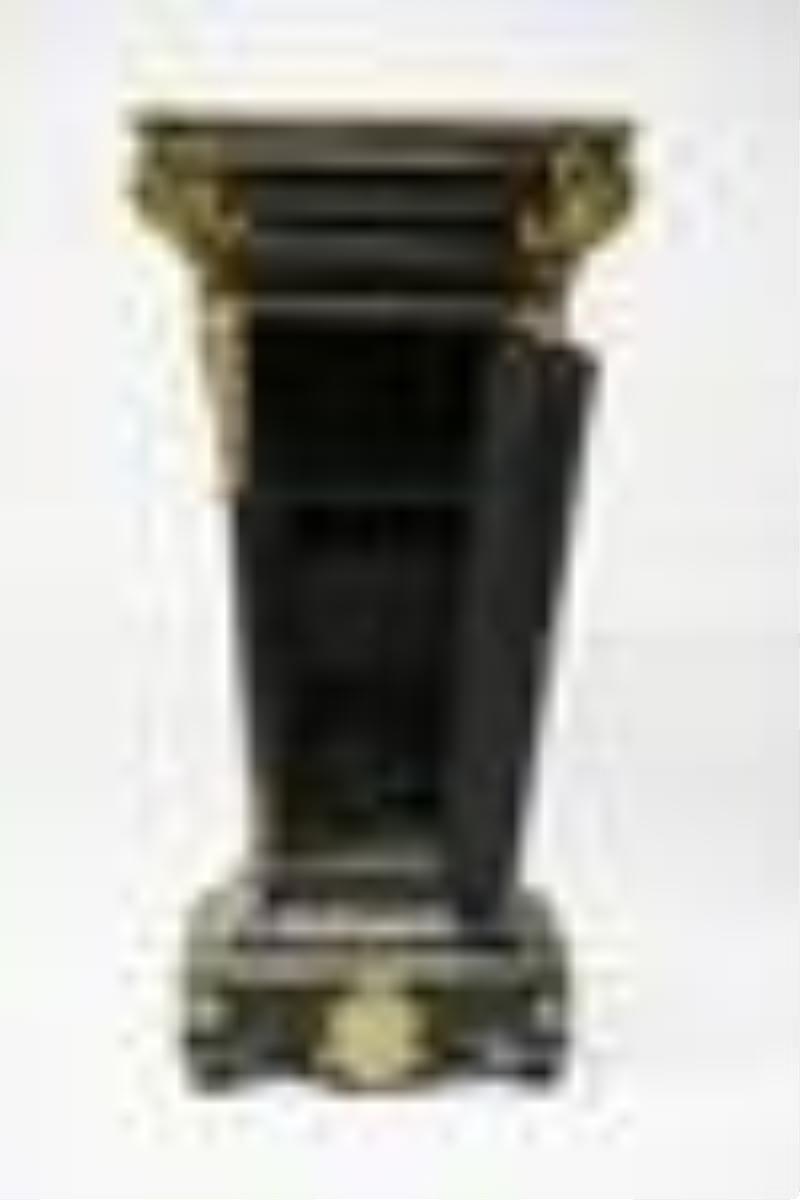 Ornate Antique (Clock) Pedestal with Gilt Bronze.