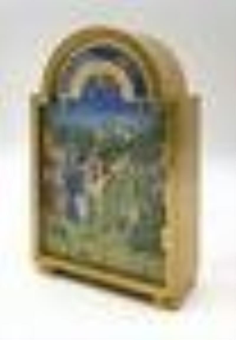 Hour Lavigne Brass or Bronze Table Clock, \\\”May\\\”.