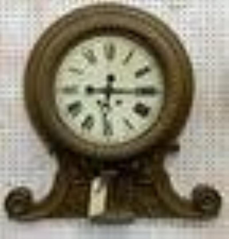 Victorian Painted Wall Clock