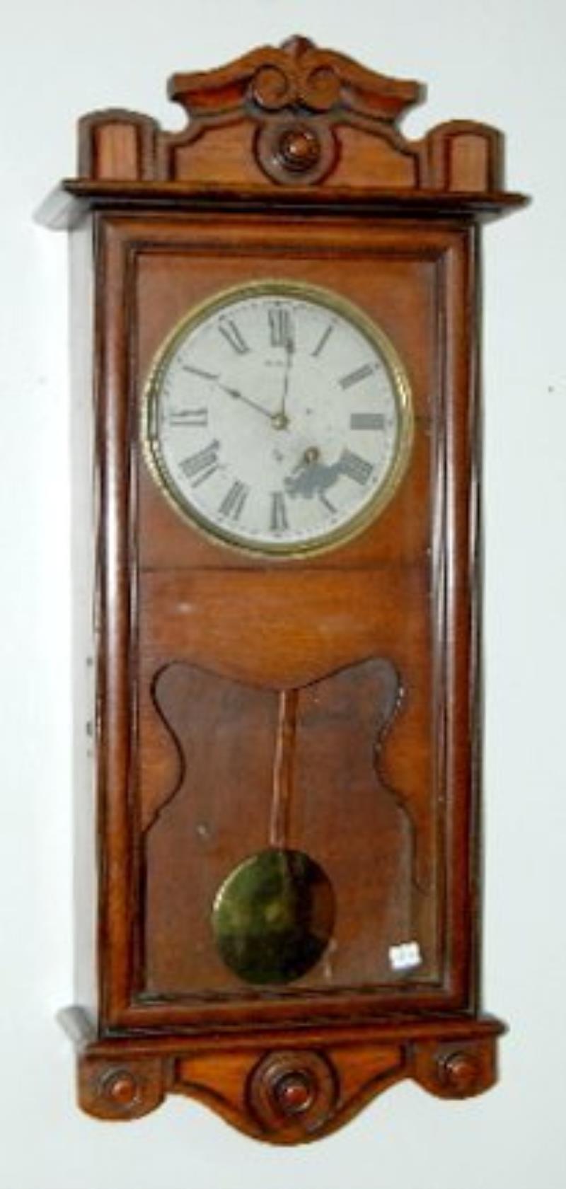 New Haven Mahogany Wall Clock, TO