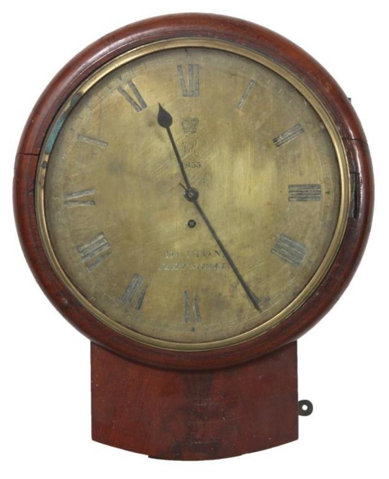 English Fusee Tavern Clock