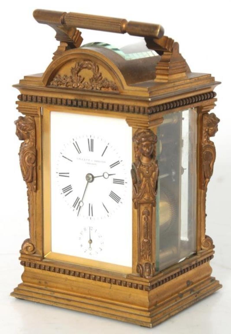 J. Soldano Hour Repeater Carriage Clock w/ Alarm