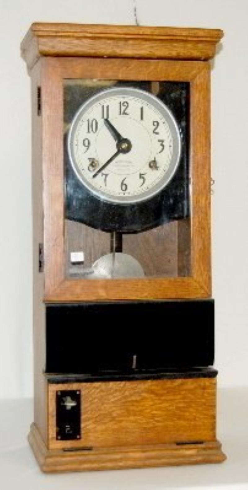 Oak International Time Recorder Clock
