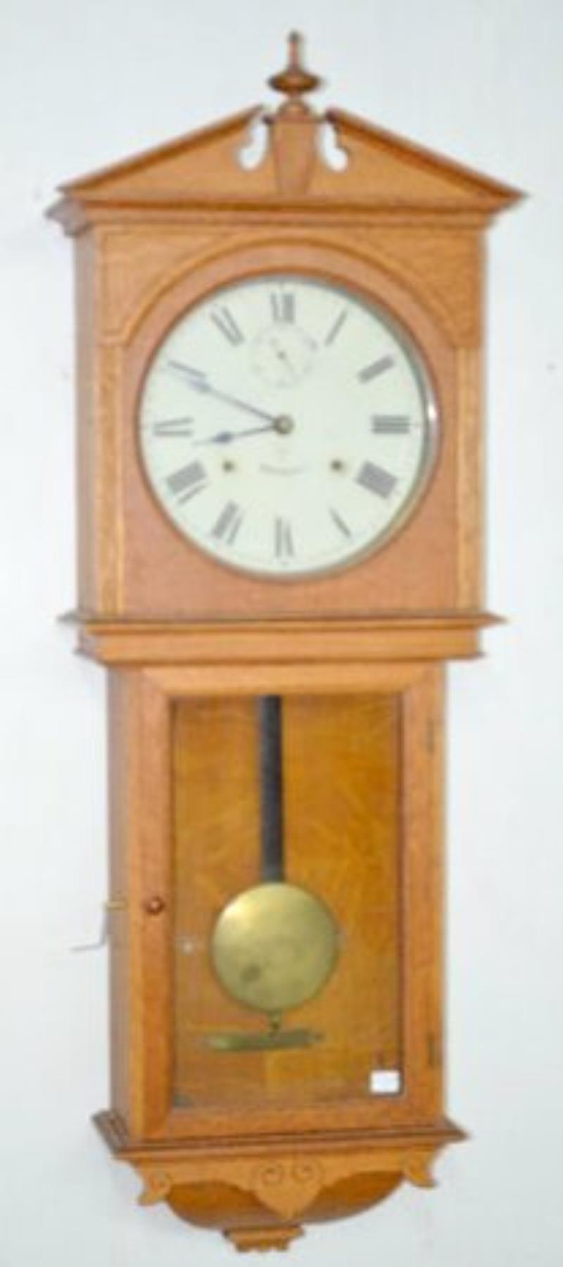 Oak Seth Thomas “Umbria” Oak Wall Clock