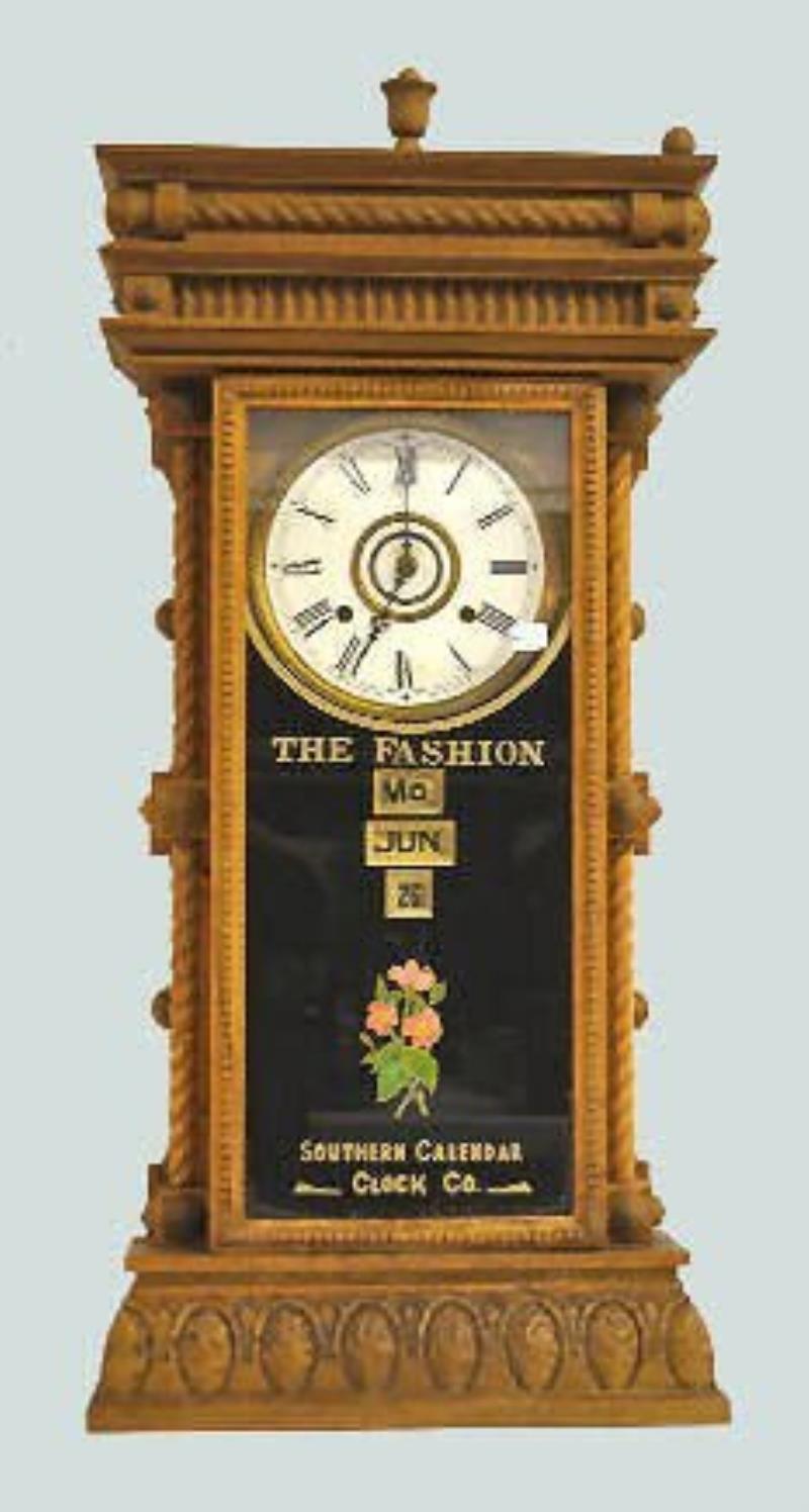 Southern “Fashion Elberon” Calendar Shelf Clock