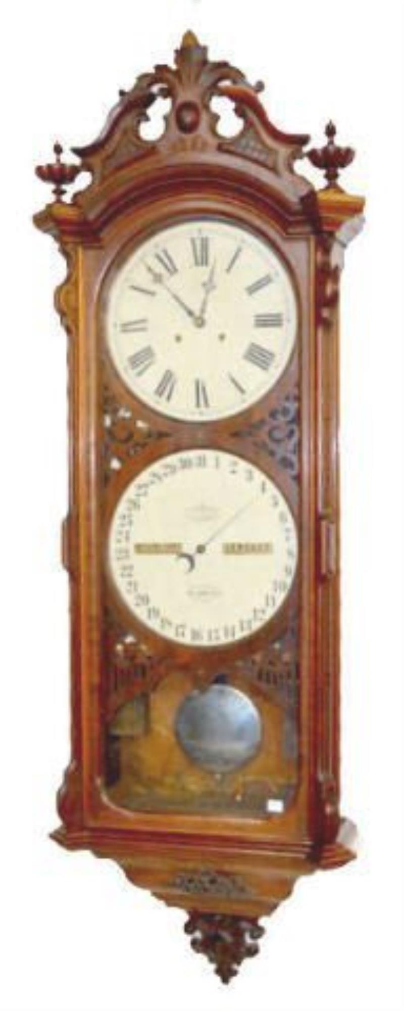 Ithaca Bank No. 0 Calendar Clock