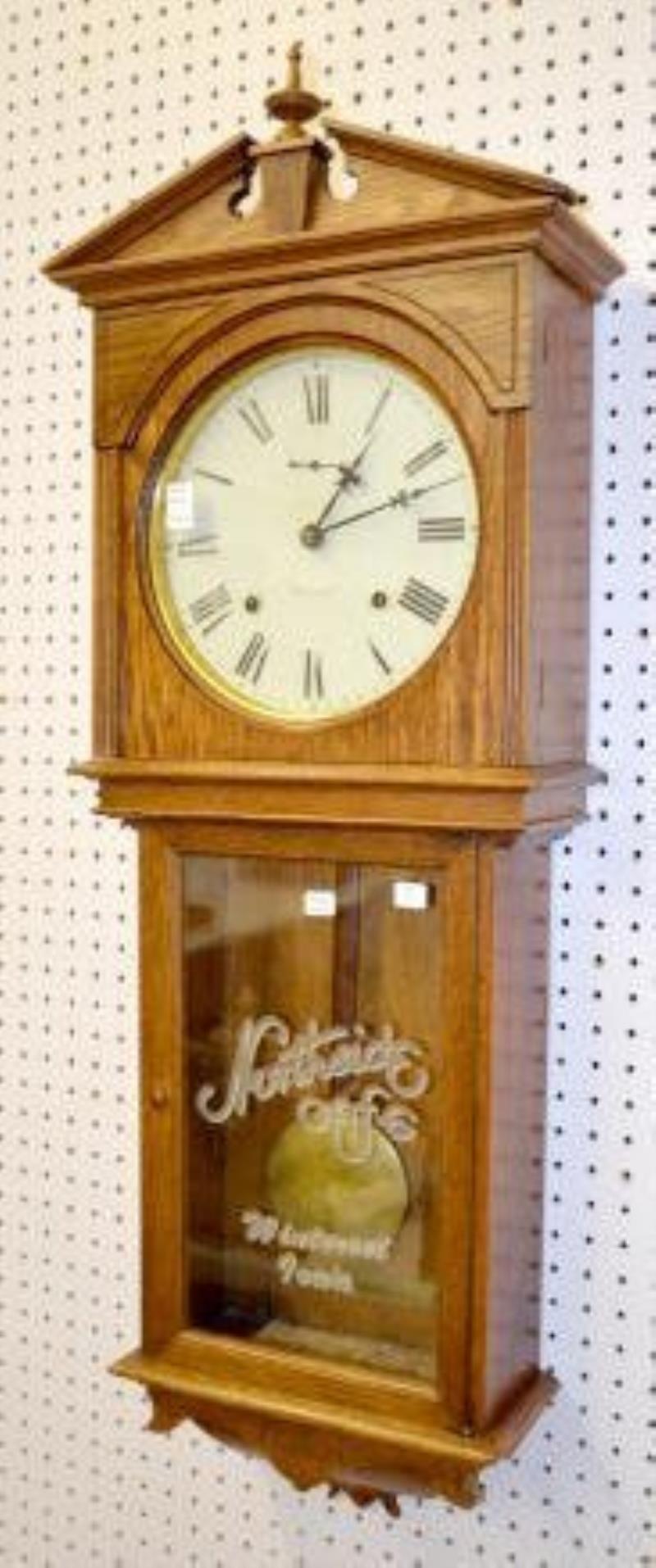 Seth Thomas “Umbria” Oak Wall Clock