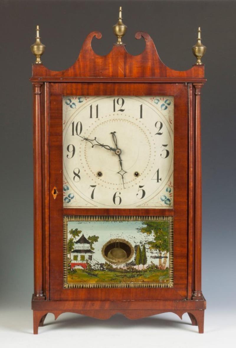 Eli Terry & Sons Pillar & Scroll Clock