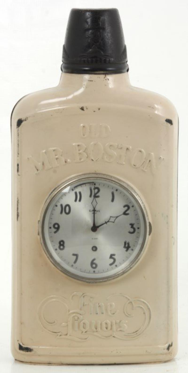 Gilbert Old Mr. Boston Advertising Clock