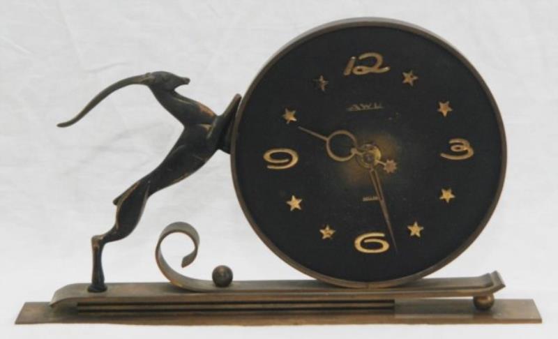 VINTAGE DECO STYLE AWU HOLLAND IMPALA CLOCK