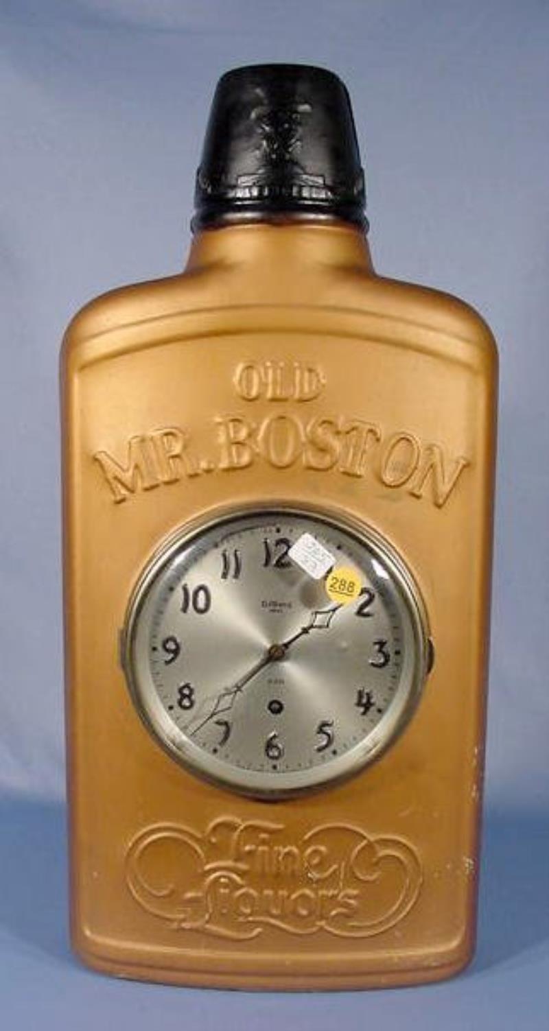 Gilbert Old Mister Mister Boston Advertising Clock