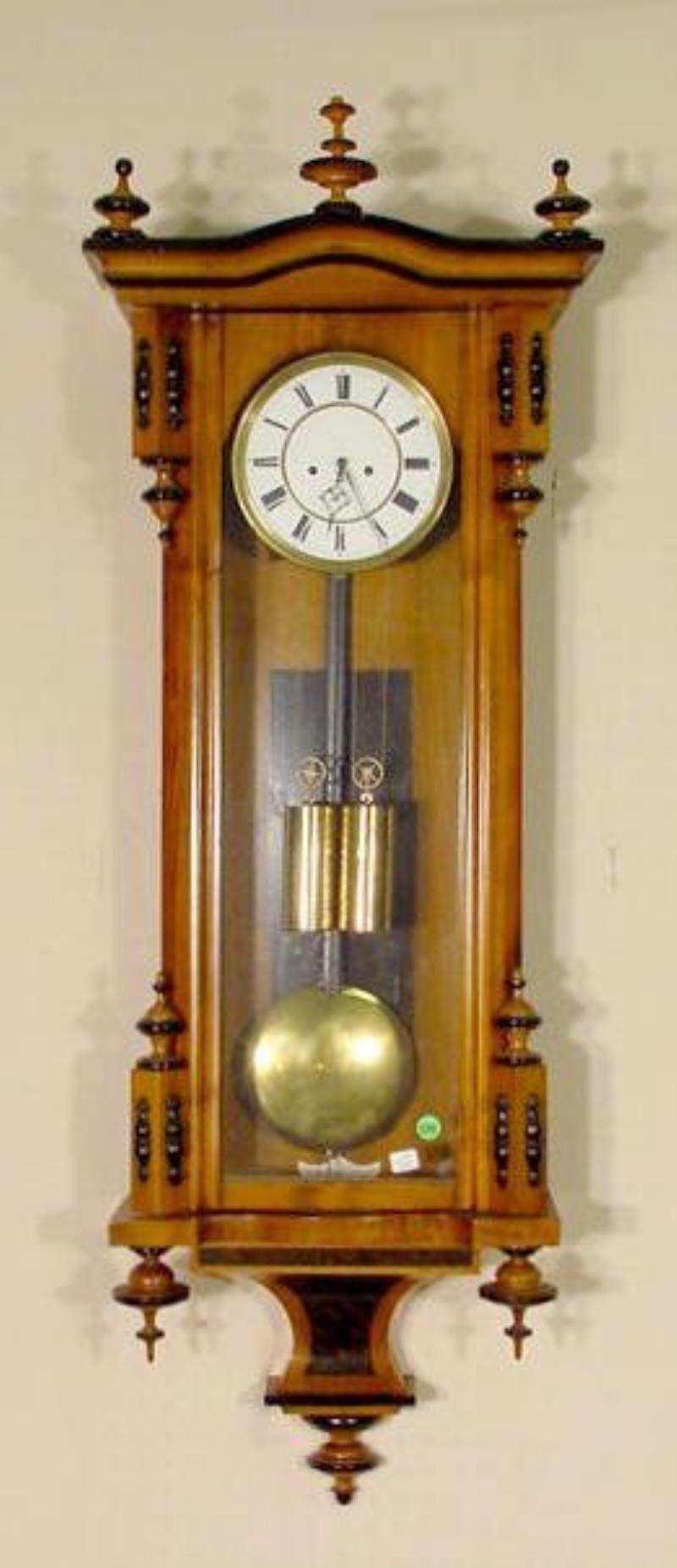 Two Weight Oak Vienna Regulator