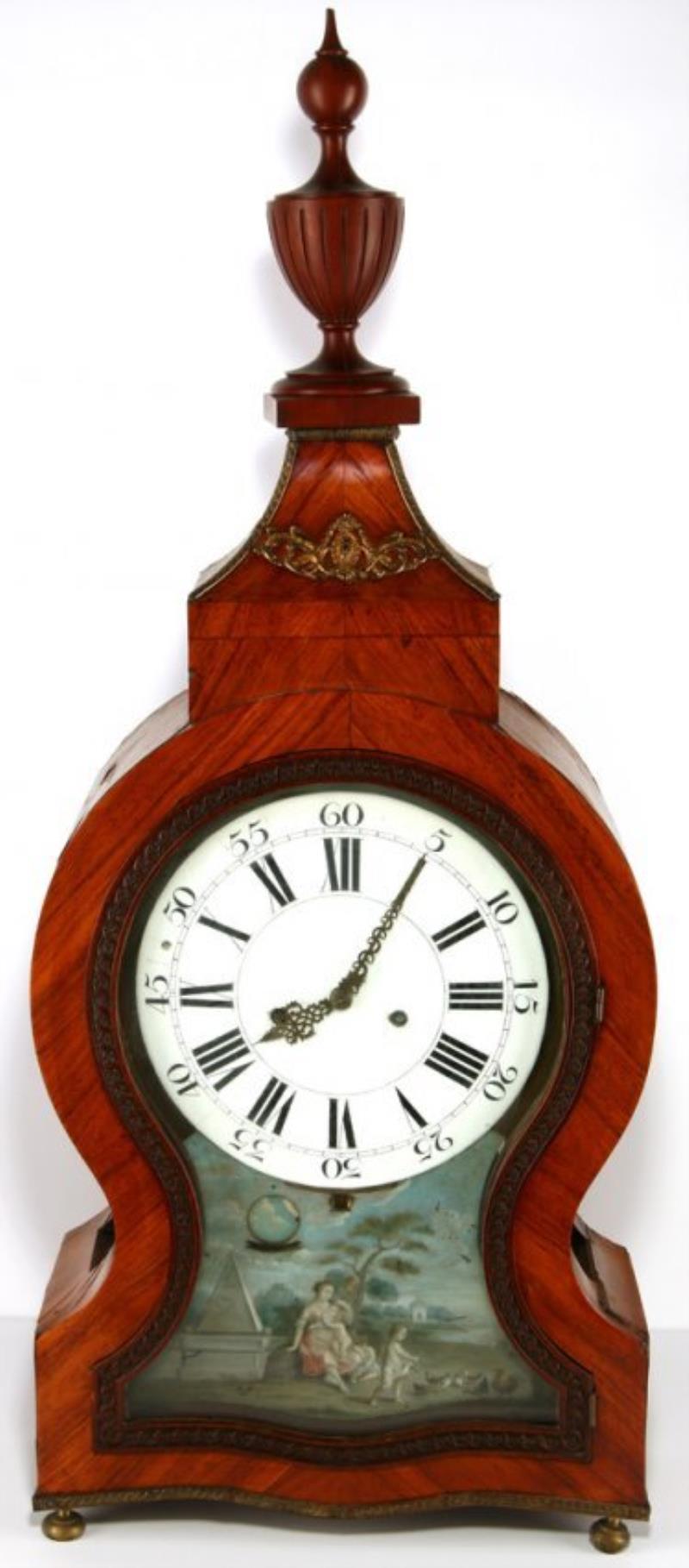 C. 1800 NEUCHATEL STYLE CLOCK SIGNED GERRIT, AMSTERDAM