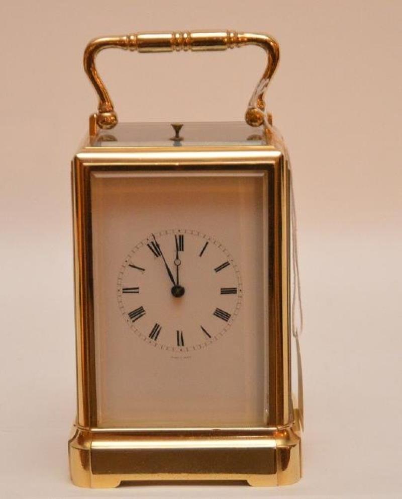 Jules A. Paris Carriage Clock with repeating and alarm