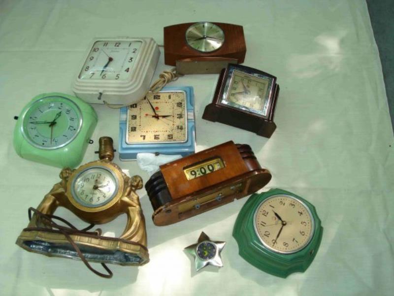 Various electric clocks