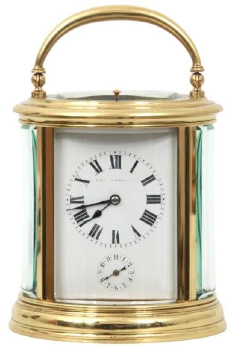 J.E. Caldwell Quarter Hour Repeater Carriage Clock