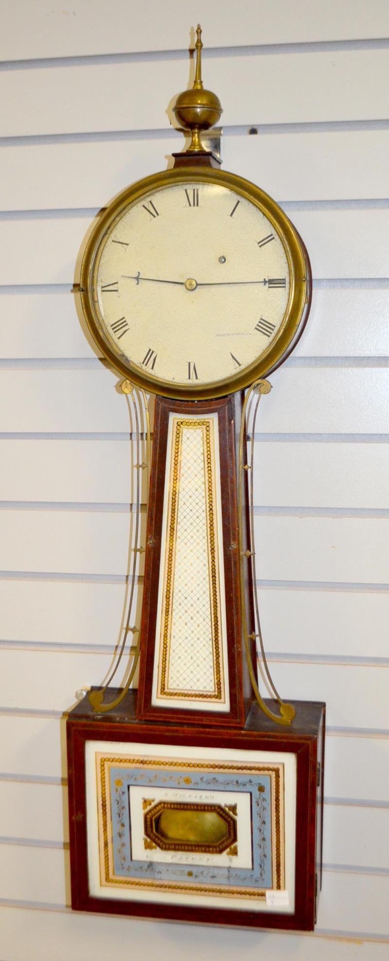 Antique Simon Willard Weight Driven Banjo Clock