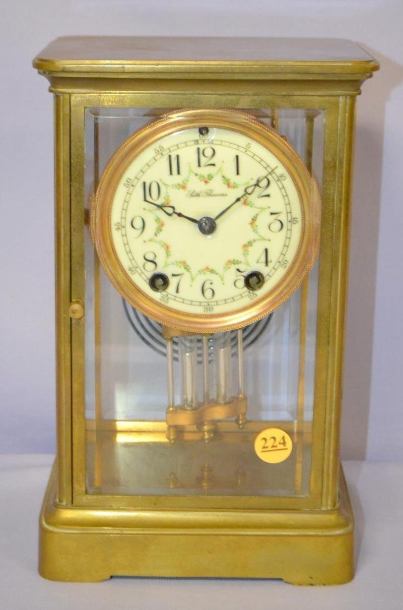 Antique Seth Thomas Empire Crystal Regulator clock