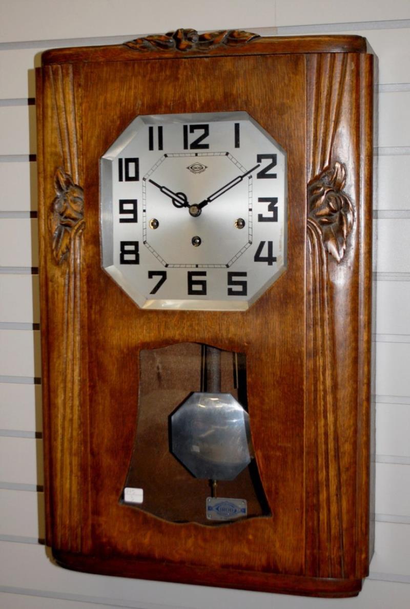 Vintage Cirodi French Deco Wall Clock