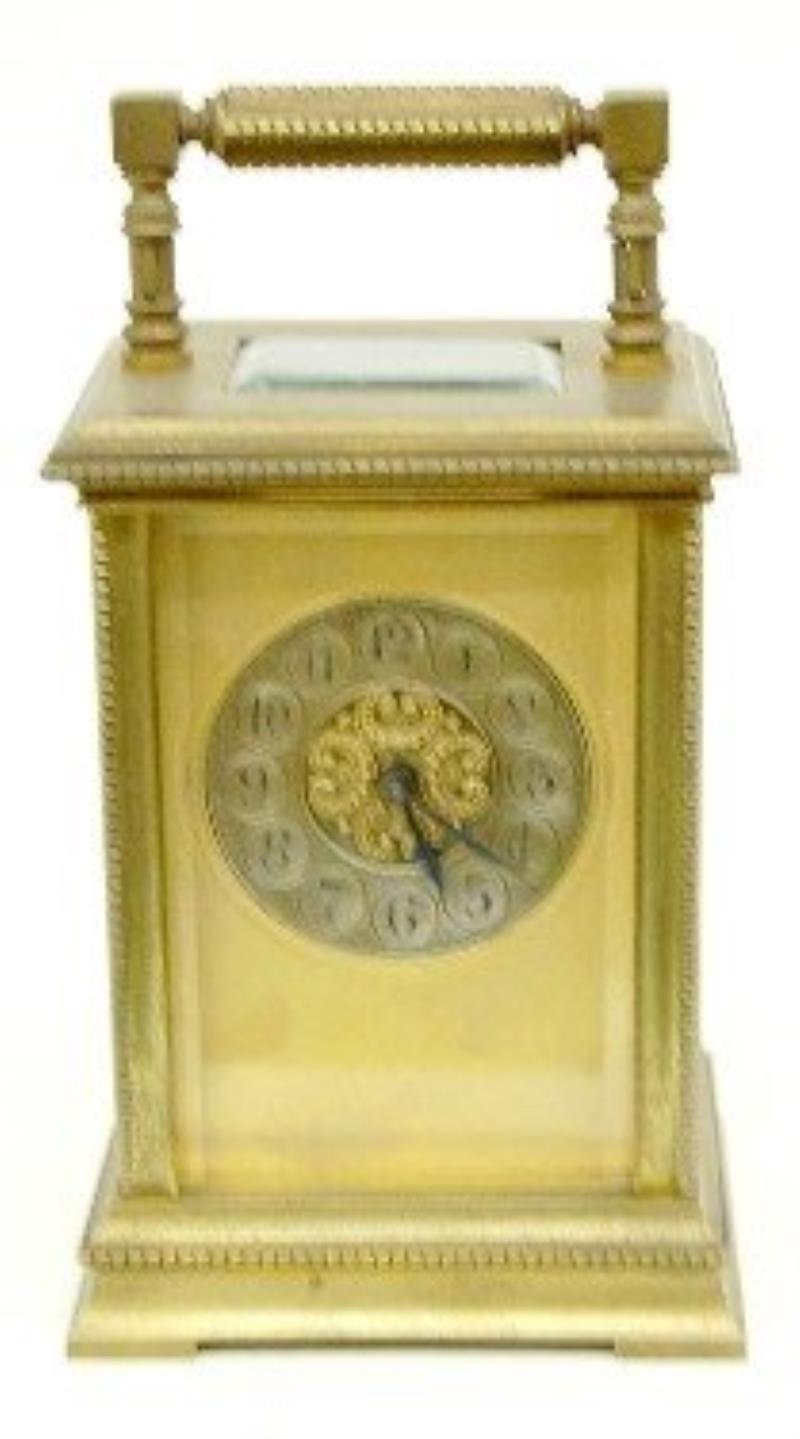 French Carriage Clock Dial Marked London