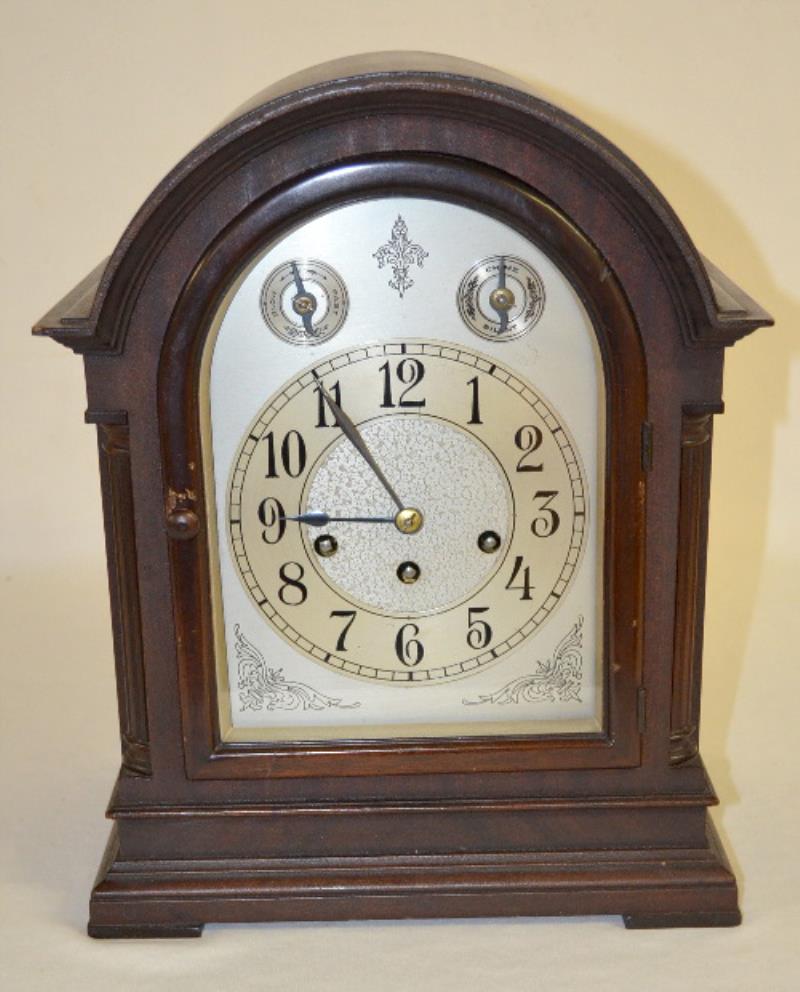 Antique Seth Thomas Westminster Chime Mahogany Mantel Clock