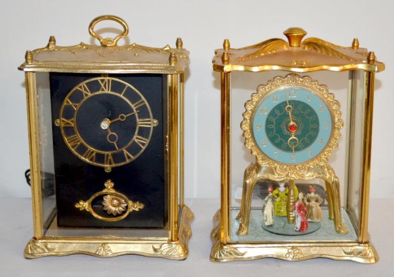 2 Vintage Electric Animated Clocks