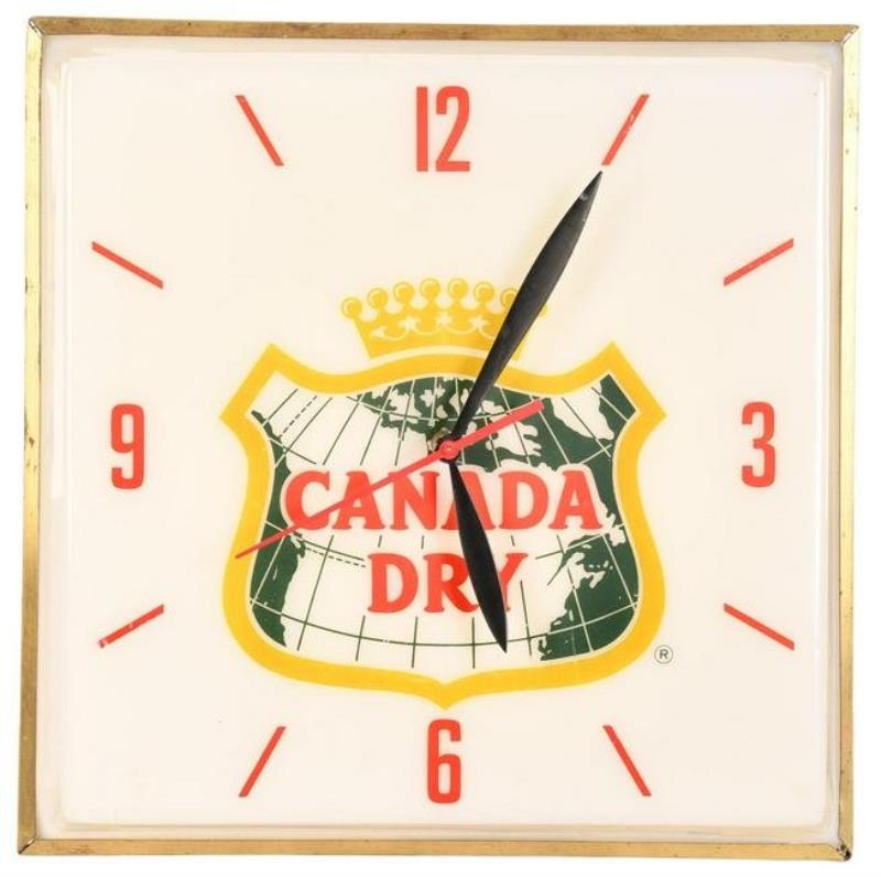 Canada Dry Lighted Clock