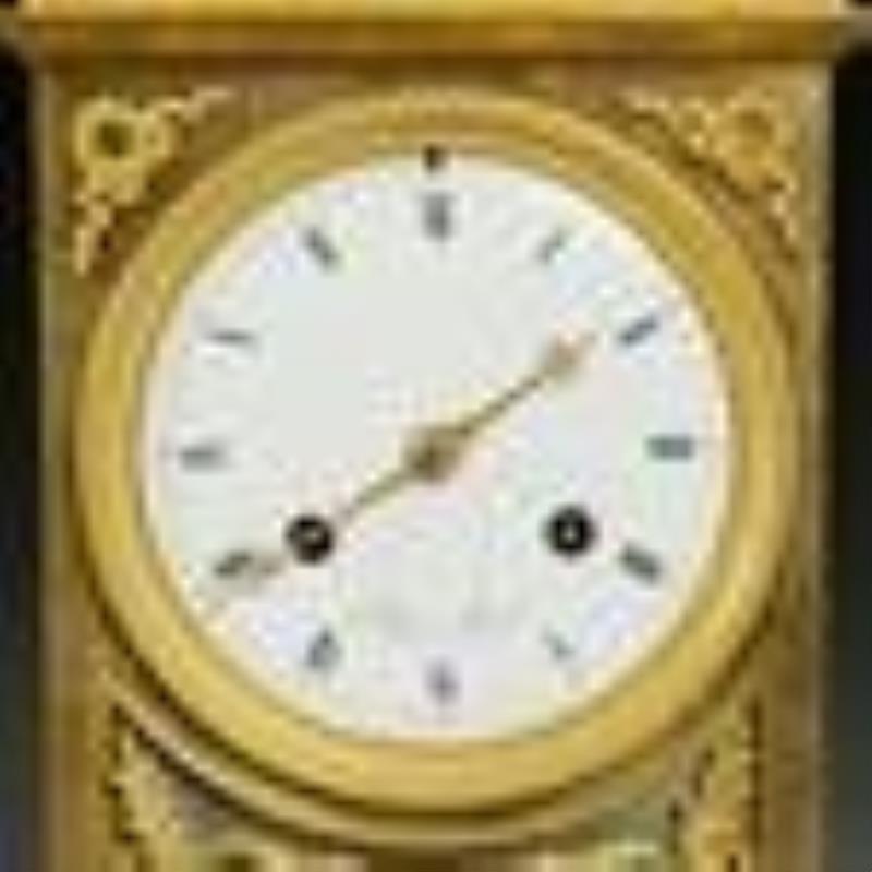 Large Louis XVI ormolu mantel clock, c. 1780