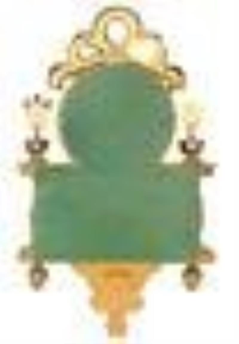 Swedish Giltwood Wall Clock
