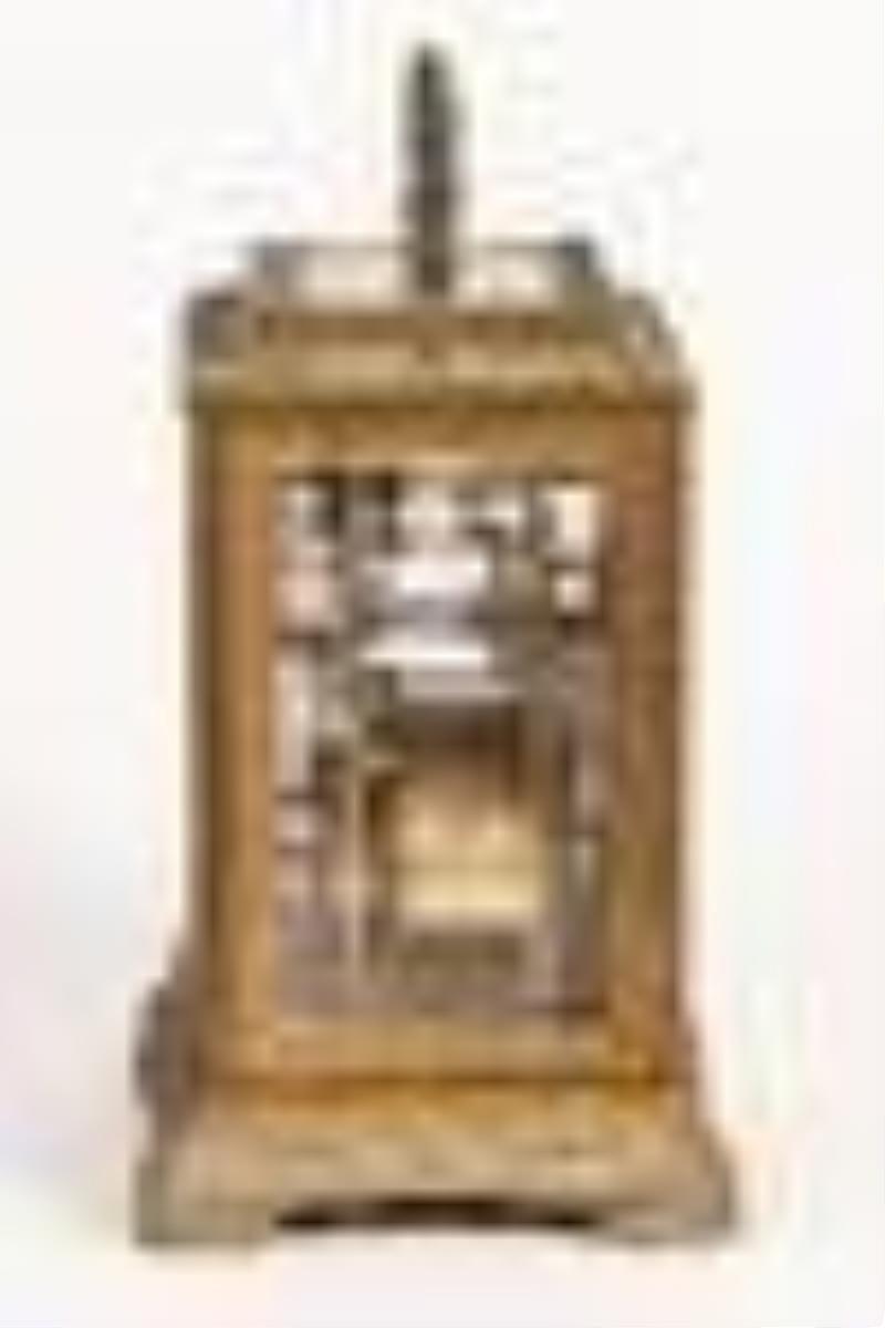 Art Nouveau Carriage Clock Designated for the Ottoman Market