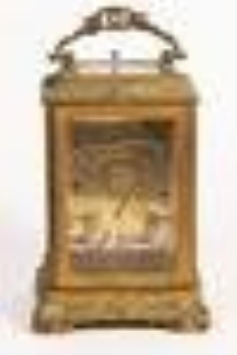Art Nouveau Carriage Clock Designated for the Ottoman Market
