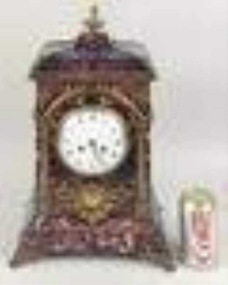 Fine George III Style Chinoiserie Bracket Clock