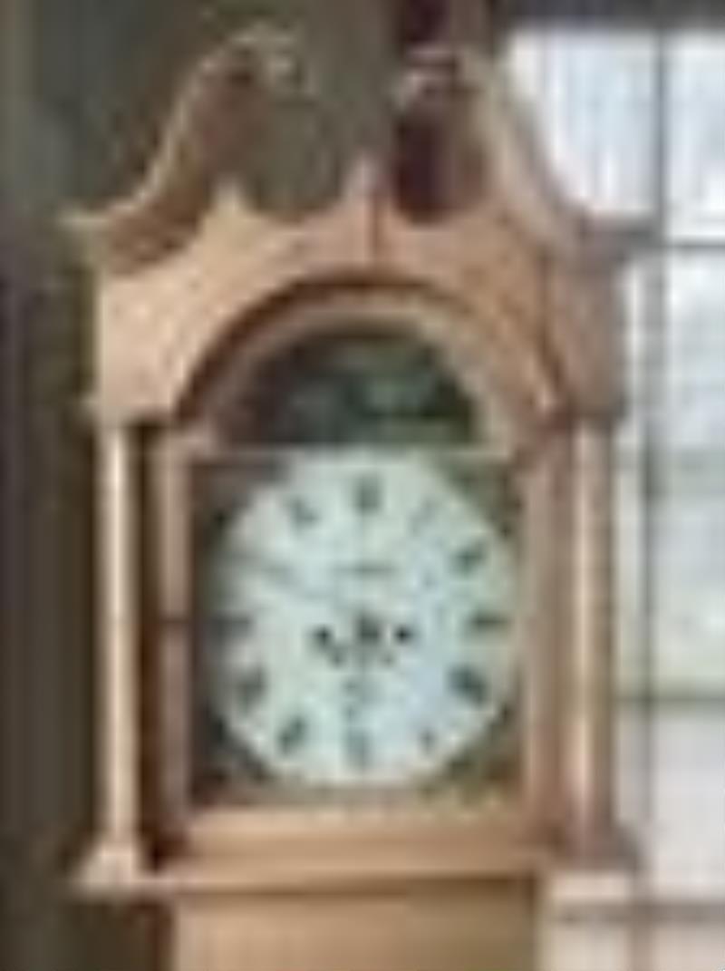 English Pine Tall Clock