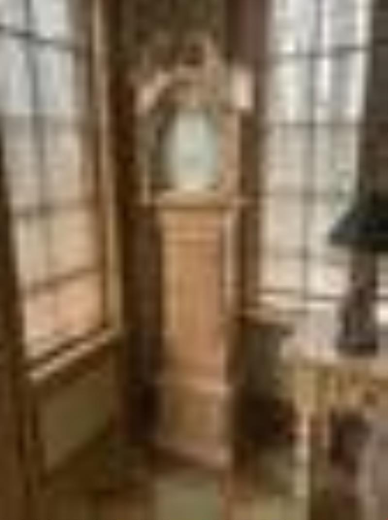 English Pine Tall Clock