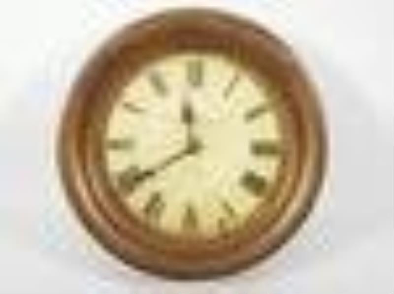 Timeworks Clock Co. Brass Wall Clock