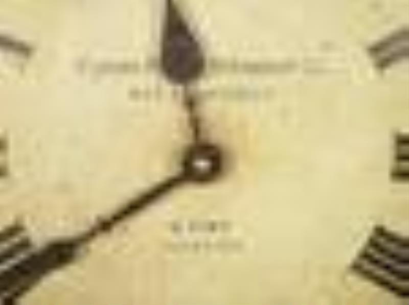 Timeworks Clock Co. Brass Wall Clock