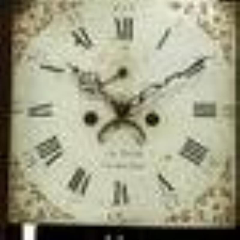 George III Oak Tall Case Clock