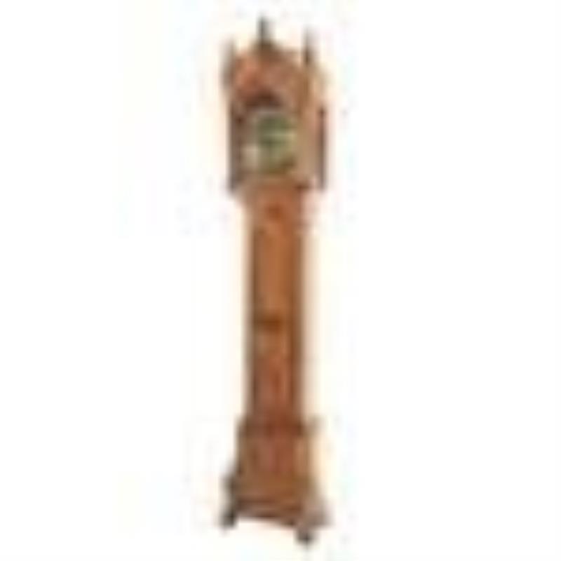 Dutch Marquetry Inlaid Tall Case Clock