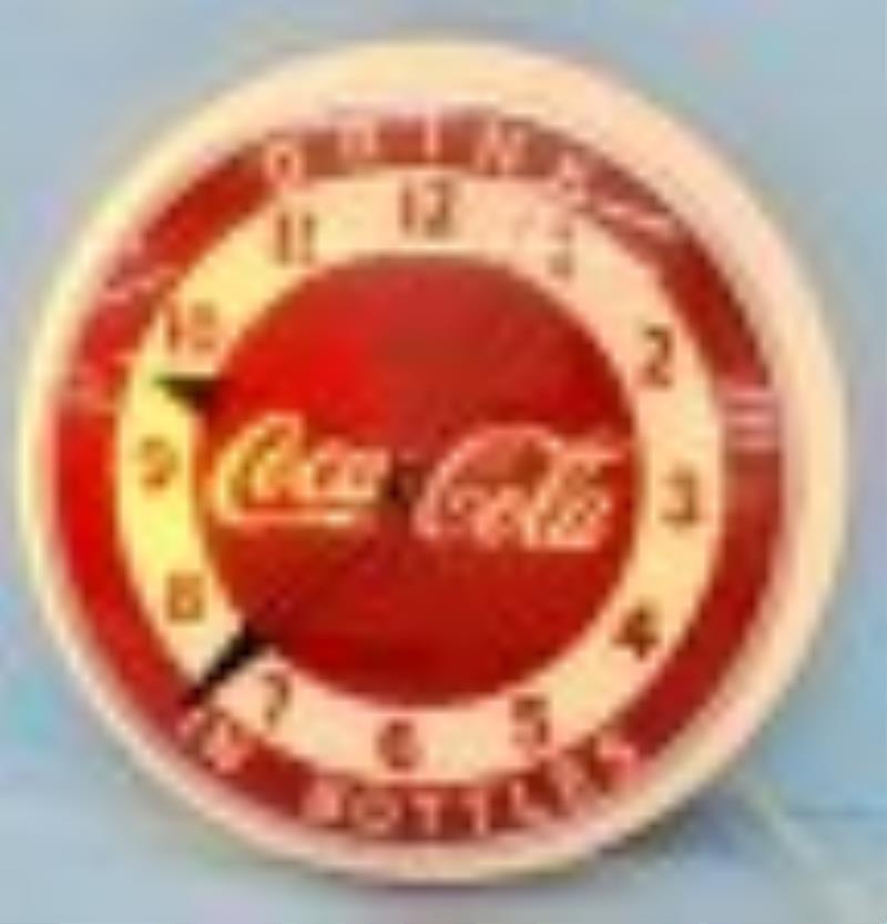 Drink Coca Cola In Bottles Dualite Clock